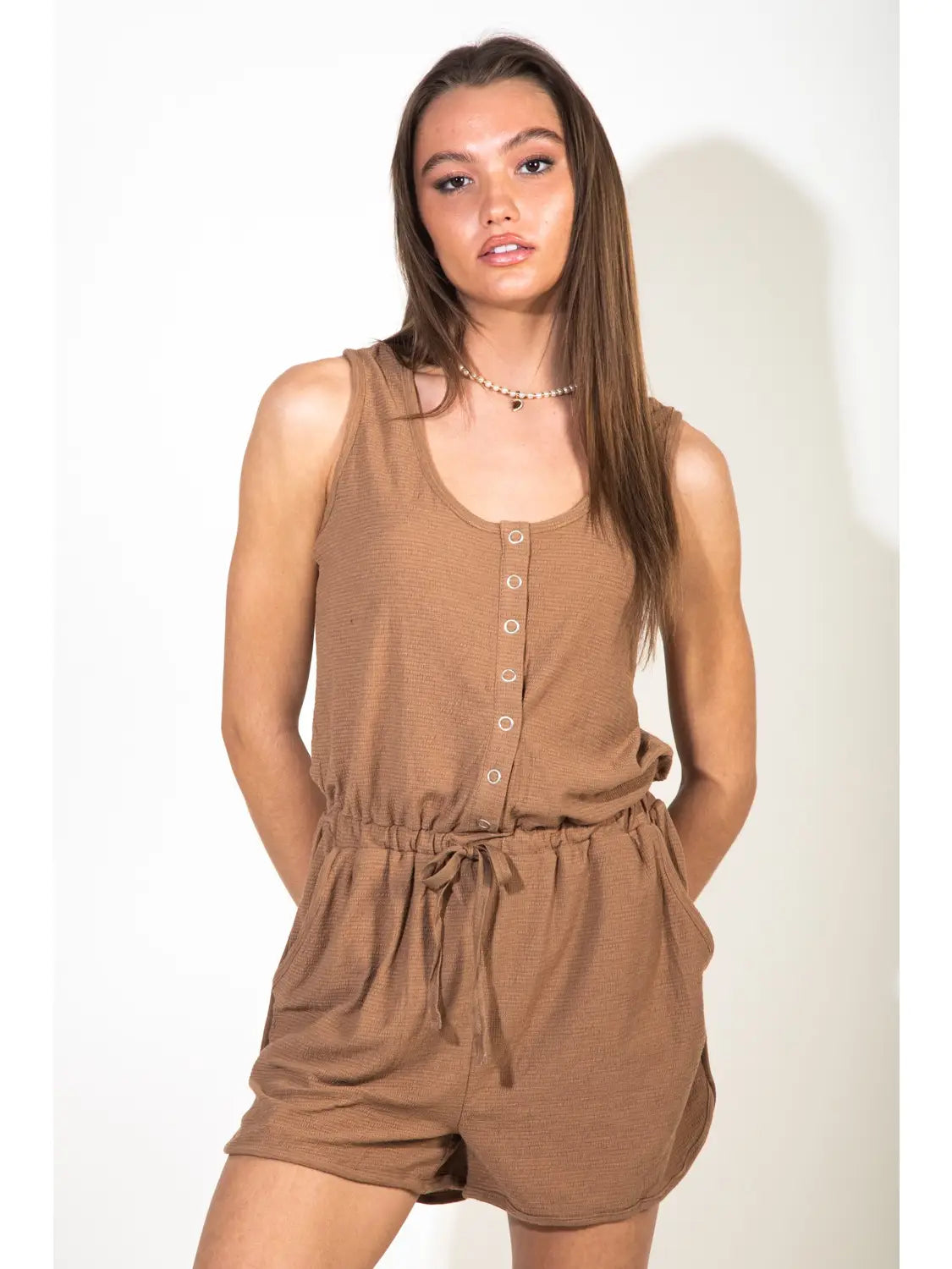 Brown Beauty Romper