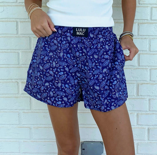 Lulu Mac Blue Paisley
