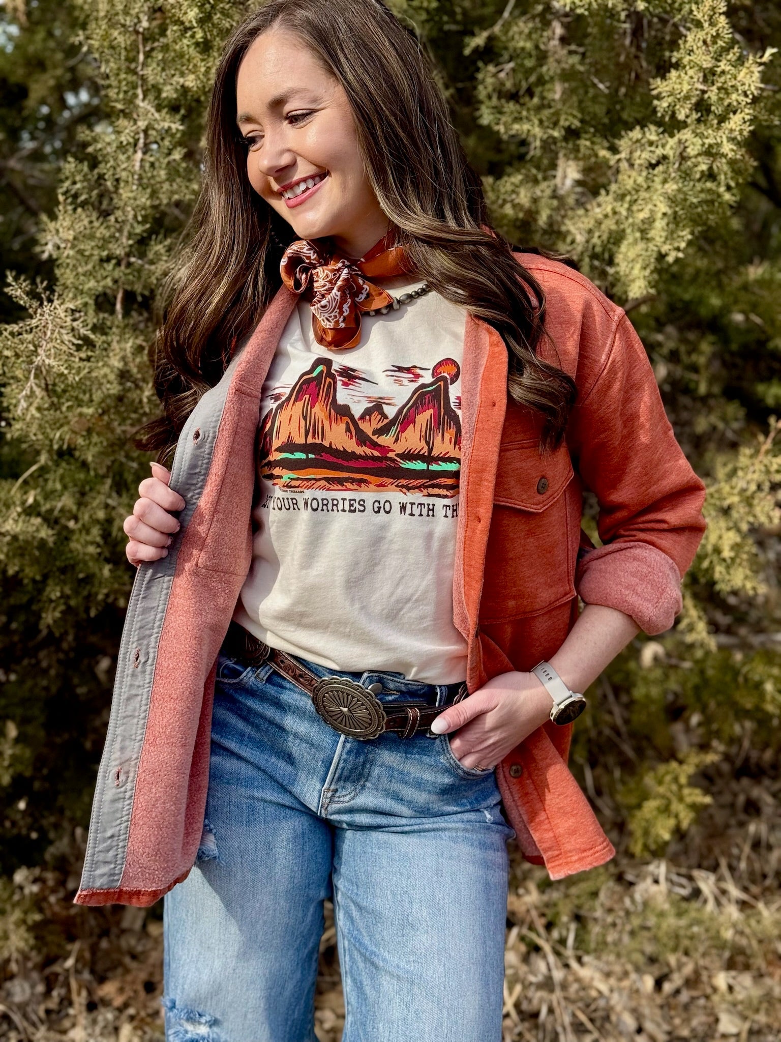 Lauren's Mesa Sunset Scene Tee